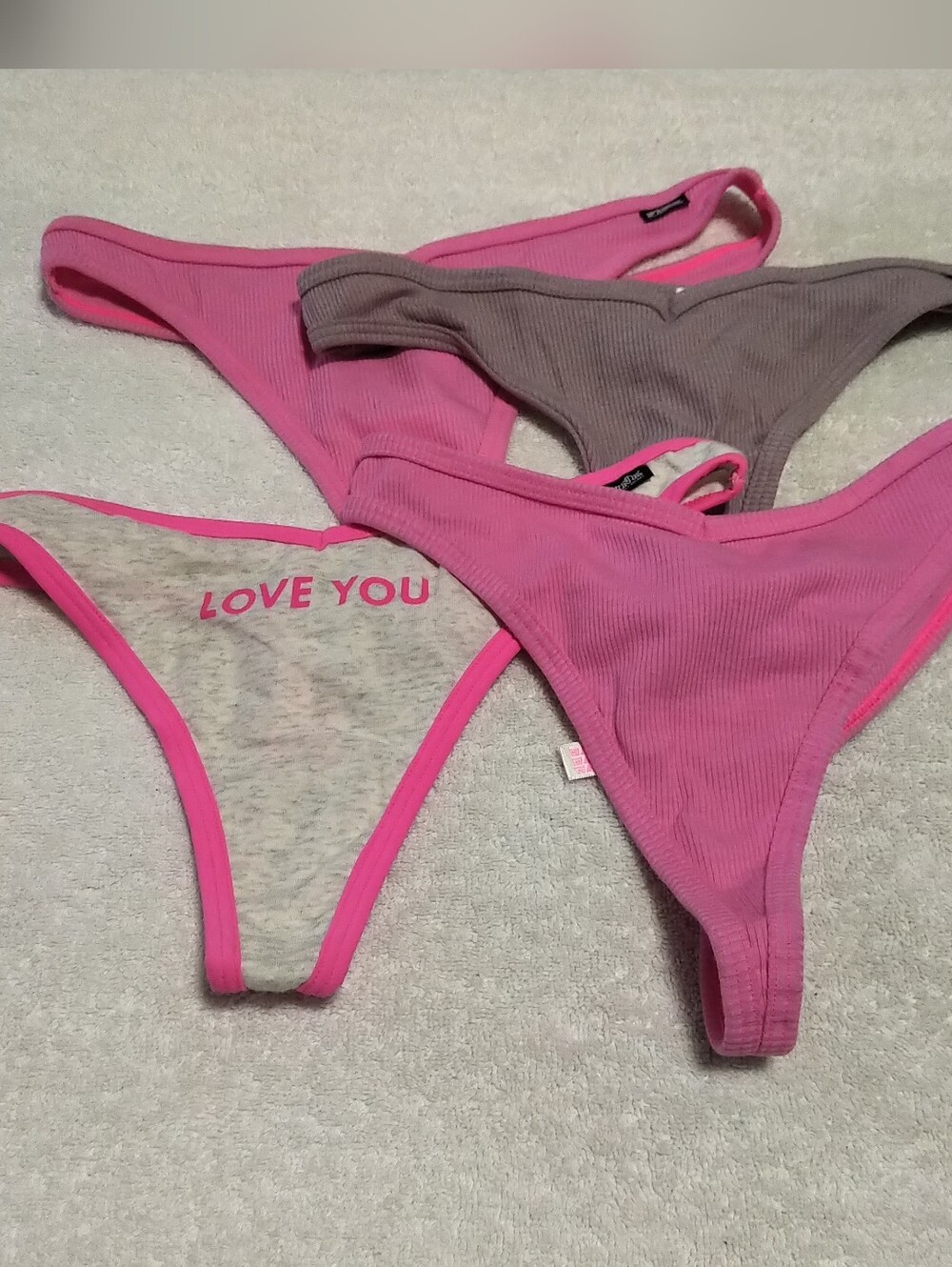 BRAND NEW NWT PINK Victoria's Secret Bundle Of Bikini Underwear -Size M